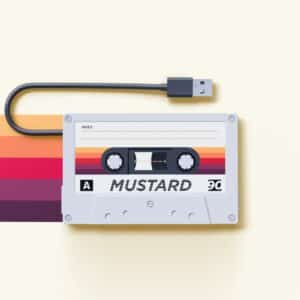 Retro Hub USB w Kształcie Kasety - 4 porty