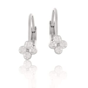 Kolczyki z kryształkami, na angielskim zapięciu dla dziewczynki