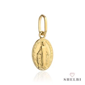 Cudowny Medalik zawieszka złoty pr. 585 Mały